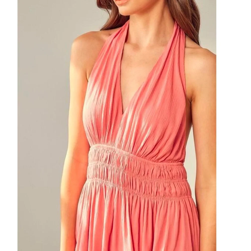 Pink Halter Neck romper - Picture 13 of 13